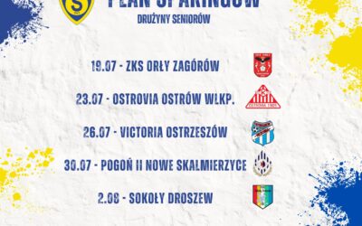 Plan sparingów drużyny seniorów