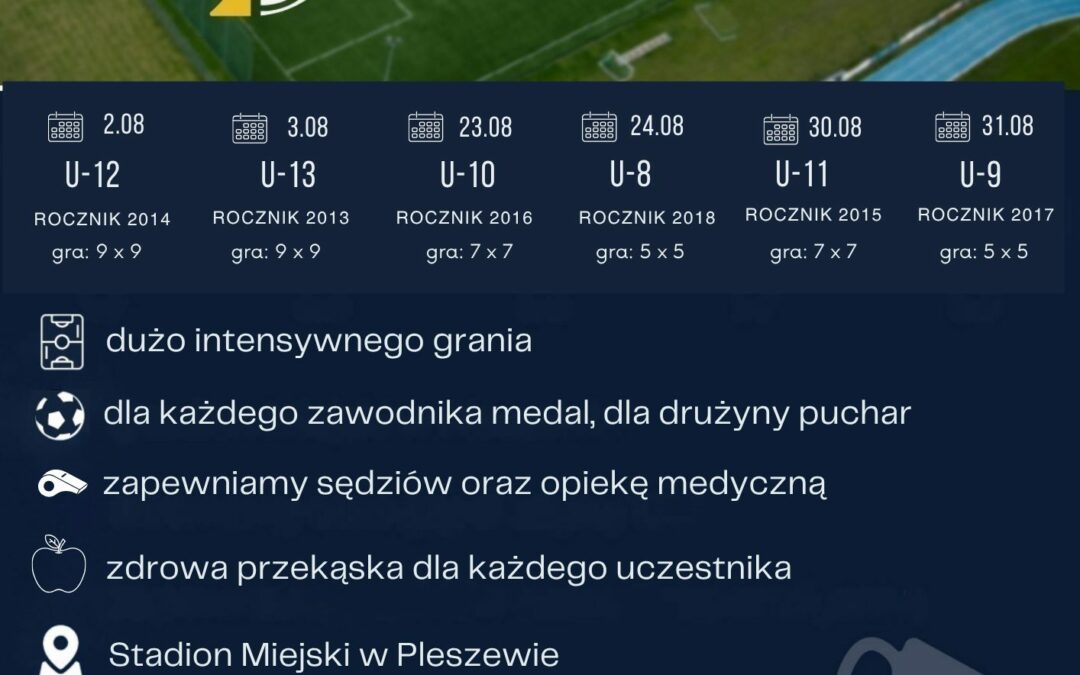 Pleszew Cup 2025 – Zapraszamy na wielkie piłkarskie emocje